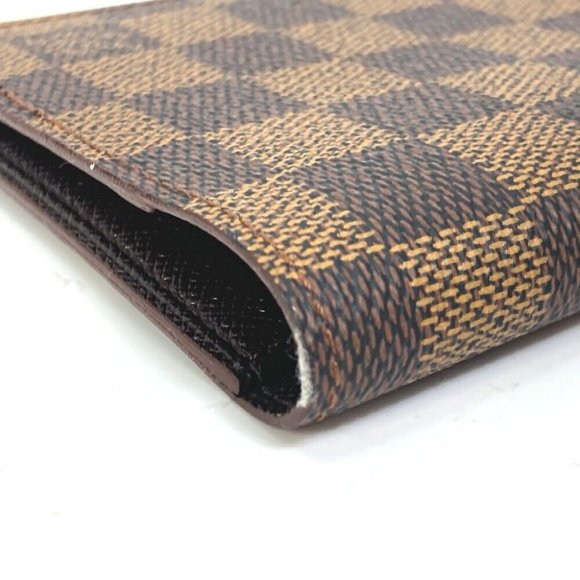 LOUIS VUITTON Damier Couvertle Cover passport case Damier Canvas Brown - Picture 5 of 10